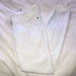 WHITE abercrombie & fitch jeans
